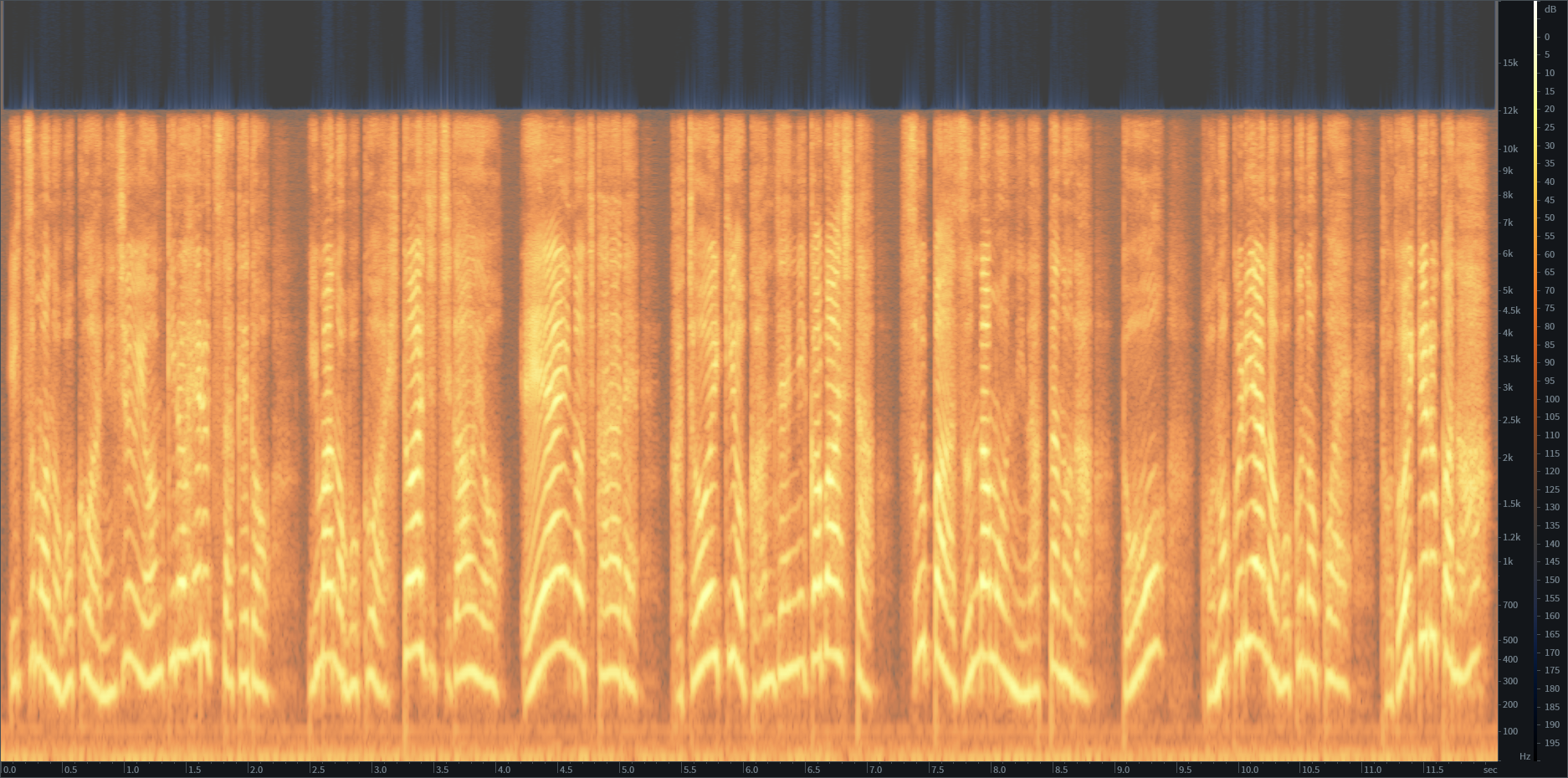 VOICEVOXのスペクトラム